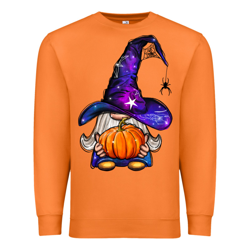 Witch Gnome With Pumpkin Premium Sweatshirt by BundleAndBundleShop | Teevron