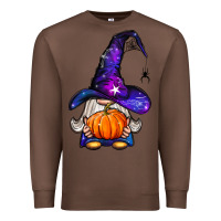 Chestnut witch gnome with pumpkin Premium Sweatshirt - BundleAndBundleShop