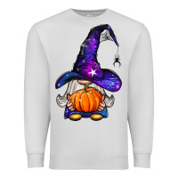 Dove Grey witch gnome with pumpkin Premium Sweatshirt - BundleAndBundleShop