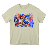 Mossy boom bitch get out the way Heavy Core Tee - CowhideDigitalArt