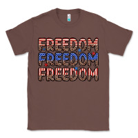 Chestnut freedom freedom freedom Classic Tee - Zillion Design Studio