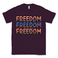 Plum freedom freedom freedom Classic Tee - Zillion Design Studio