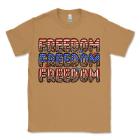 Toasted Coconut freedom freedom freedom Classic Tee - Zillion Design Studio