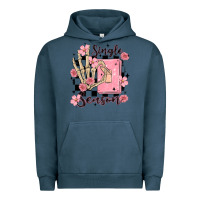 Pigment Midnight Navy single season Urban Hoodie - MaliasSmallBusiness