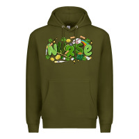 Army Green st.patrick's day nurse Premium Hoodie - MaliasSmallBusiness