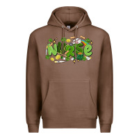 Chestnut st.patrick's day nurse Premium Hoodie - MaliasSmallBusiness