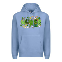 Colony Blue st.patrick's day nurse Premium Hoodie - MaliasSmallBusiness