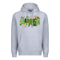 Heather Grey st.patrick's day nurse Premium Hoodie - MaliasSmallBusiness