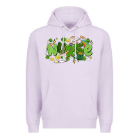 Lilac st.patrick's day nurse Premium Hoodie - MaliasSmallBusiness