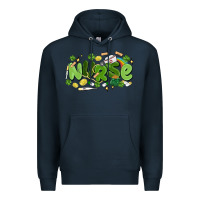 Navy st.patrick's day nurse Premium Hoodie - MaliasSmallBusiness