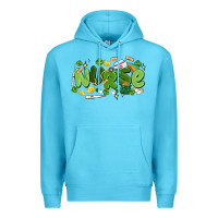 Ocean Blue st.patrick's day nurse Premium Hoodie - MaliasSmallBusiness