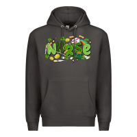 Smoke st.patrick's day nurse Premium Hoodie - MaliasSmallBusiness