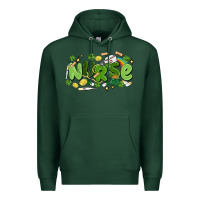 Sports Green st.patrick's day nurse Premium Hoodie - MaliasSmallBusiness