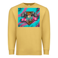Antique Gold racing pink tumbler Premium Sweatshirt - AdoDesignShop