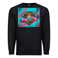 Black racing pink tumbler Premium Sweatshirt - AdoDesignShop