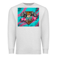 Oatmeal Heather racing pink tumbler Premium Sweatshirt - AdoDesignShop