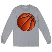 Heather Grey basketball Long Sleeve Tee - texasbilliewilder