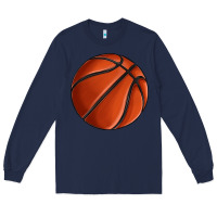 Navy basketball Long Sleeve Tee - texasbilliewilder