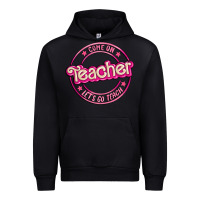 Black come on teacher let's go teach Urban Hoodie - MaliasSmallBusiness