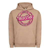 Pigment Burro come on teacher let's go teach Urban Hoodie - MaliasSmallBusiness