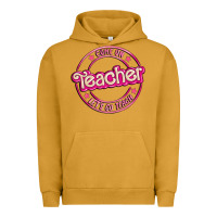 Pigment Peanut Butter come on teacher let's go teach Urban Hoodie - MaliasSmallBusiness