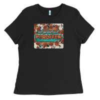 Black not perfect just forgiven Ladies Tee - BarkalooDesign