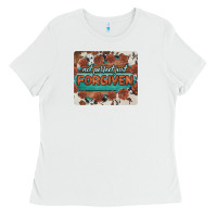 White not perfect just forgiven Ladies Tee - BarkalooDesign