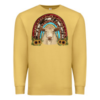 Antique Gold charolais  rainbow Premium Sweatshirt - JahusDesignShop