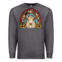Charcoal Heather charolais  rainbow Premium Sweatshirt - JahusDesignShop