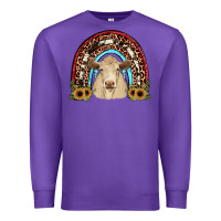 Purple charolais  rainbow Premium Sweatshirt - JahusDesignShop