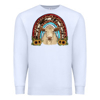 White charolais  rainbow Premium Sweatshirt - JahusDesignShop