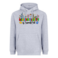 Heather Grey neurodiversity is beautiful Heavyweight Hoodie - JahusDesignShop