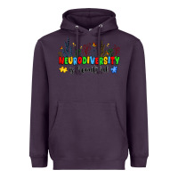 Plum neurodiversity is beautiful Heavyweight Hoodie - JahusDesignShop