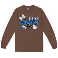 Chestnut little sister biggest fan volleyball Long Sleeve Tee - Zillion Design Studio