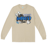 Mushroom little sister biggest fan volleyball Long Sleeve Tee - Zillion Design Studio