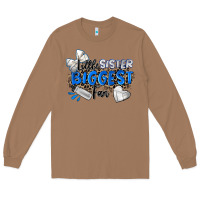 Toasted Coconut little sister biggest fan volleyball Long Sleeve Tee - Zillion Design Studio