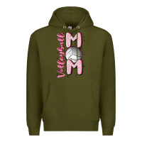 Army Green volleyball mom Premium Hoodie - MaliasSmallBusiness