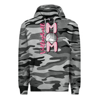Slate Camo volleyball mom Premium Hoodie - MaliasSmallBusiness