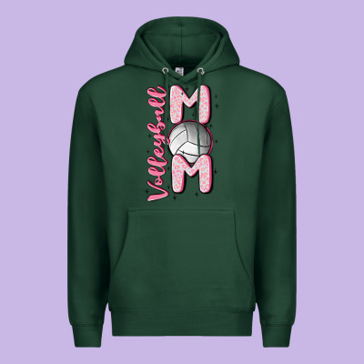 Volleyball Mom Premium Hoodie Designed By Maliassmallbusiness