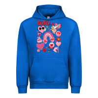 Cobalt cute valentines day Urban Hoodie - MaliasSmallBusiness