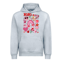 Heather Grey cute valentines day Urban Hoodie - MaliasSmallBusiness