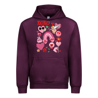 Mauve Wine cute valentines day Urban Hoodie - MaliasSmallBusiness
