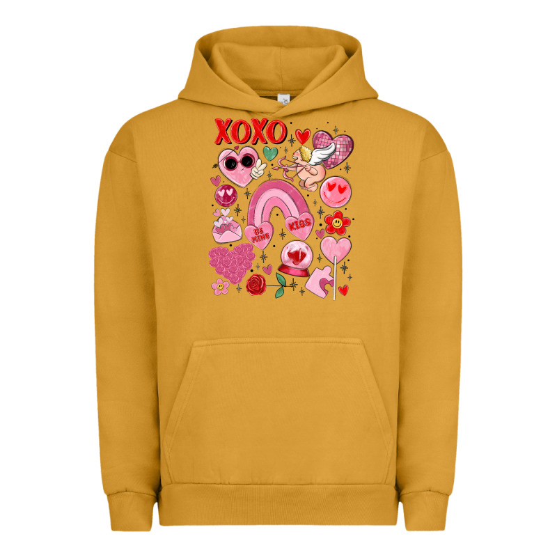 Cute Valentines Day Urban Hoodie by MaliasSmallBusiness | Teevron