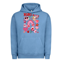 Pigment Pebble Blue cute valentines day Urban Hoodie - MaliasSmallBusiness