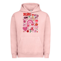 Pigment Salmon cute valentines day Urban Hoodie - MaliasSmallBusiness