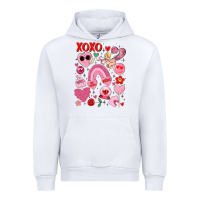 White cute valentines day Urban Hoodie - MaliasSmallBusiness