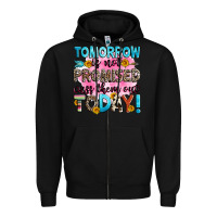 Black tomorrow is not promised cuss them out today! Zipper Hoodie - Zillion Design Studio