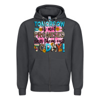 Smoke tomorrow is not promised cuss them out today! Zipper Hoodie - Zillion Design Studio