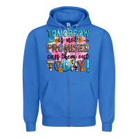 True Royal tomorrow is not promised cuss them out today! Zipper Hoodie - Zillion Design Studio