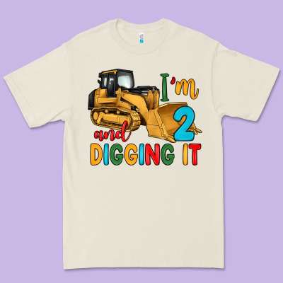 I'm 2 And Digging It Premium Tee Designed By Artiststas